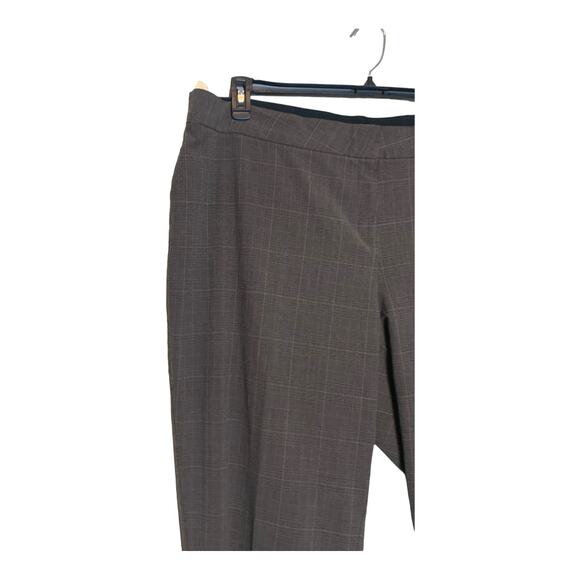 JM Collection brown plaid wide legs pants size 24W - Picture 6 of 7